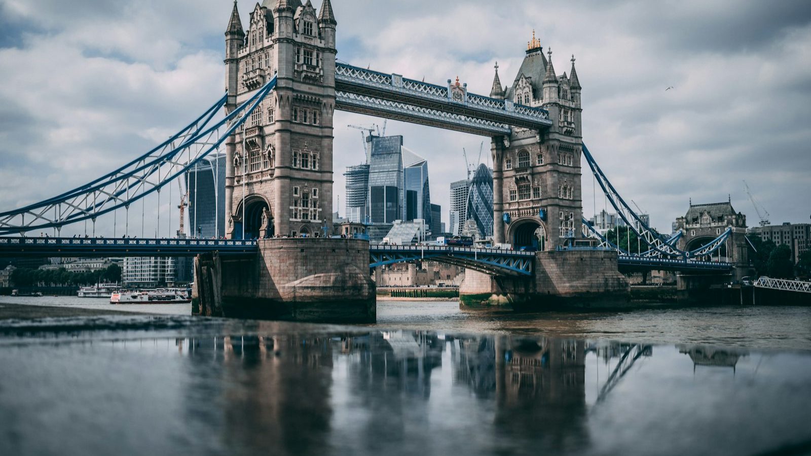 Tower Bridge over the River Thames, London